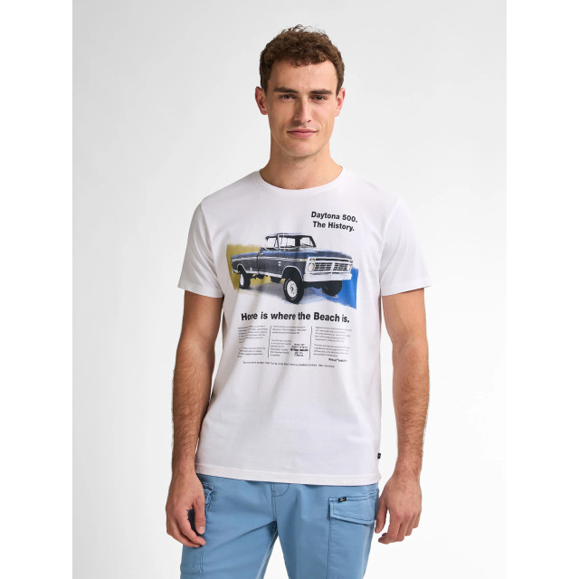 Petrol Industries Heren shirt m-1050-tsr604 0000 bright white Petrol M 1050 TSR604 0000BrightWhite large