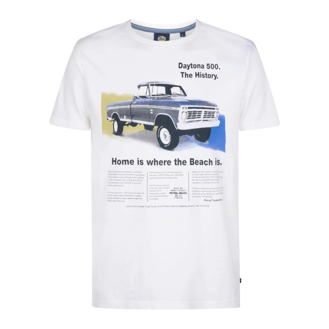 Petrol Industries Heren shirt m-1050-tsr604 0000 bright white Petrol M 1050 TSR604 0000BrightWhite large