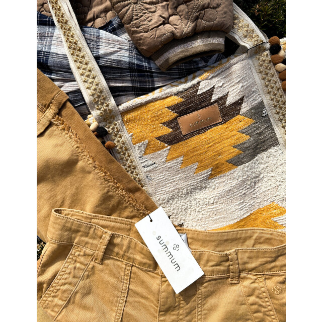 Summum 4s2764-12020 732 straight pant dry stretch twill softcamel 4s2764-12020 732 large