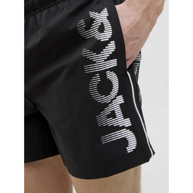 Jack & Jones Heren zwemshort jpstmaui jjswim splicelogo effen 12275129-Black large