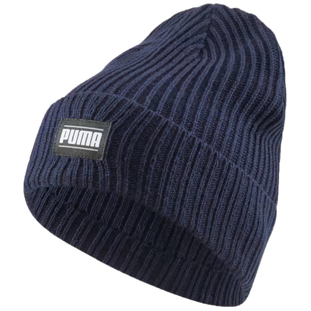 Puma Klassieke geribde omgeslagen muts voor volwassenen UTMR336_navyblue large