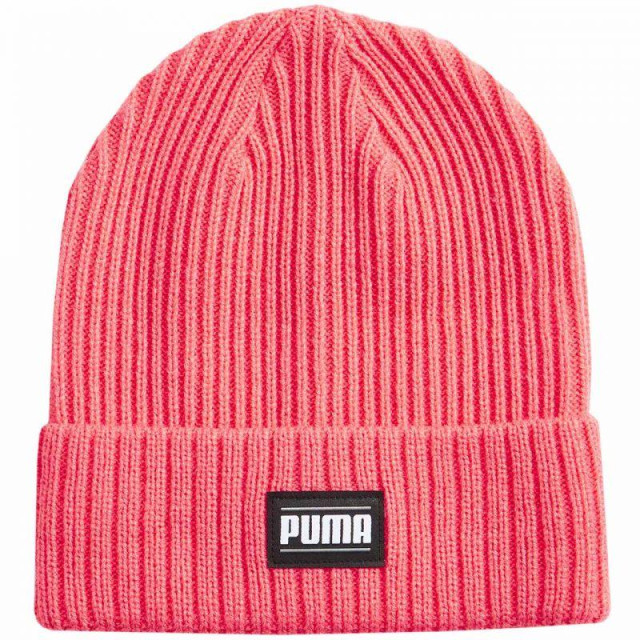 Puma Klassieke geribde omgeslagen muts voor volwassenen UTMR336_pink large Puma Klassieke geribde omgeslagen muts voor volwassenen UTMR336_pink large