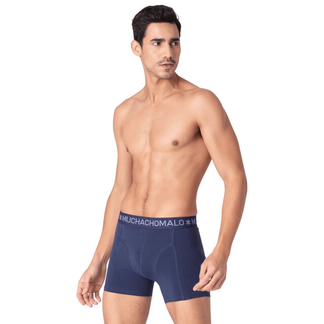 Muchachomalo Heren 2-pack boxershorts SOLID1010-671 large Muchachomalo Heren 2-pack boxershorts SOLID1010-671 large