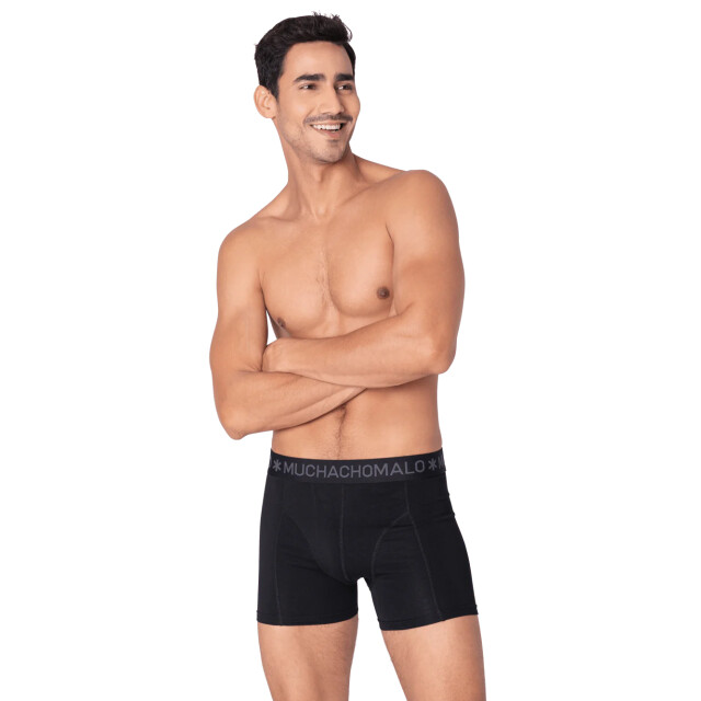 Muchachomalo Heren 2-pack boxershorts SOLID1010-678 large Muchachomalo Heren 2-pack boxershorts SOLID1010-678 large
