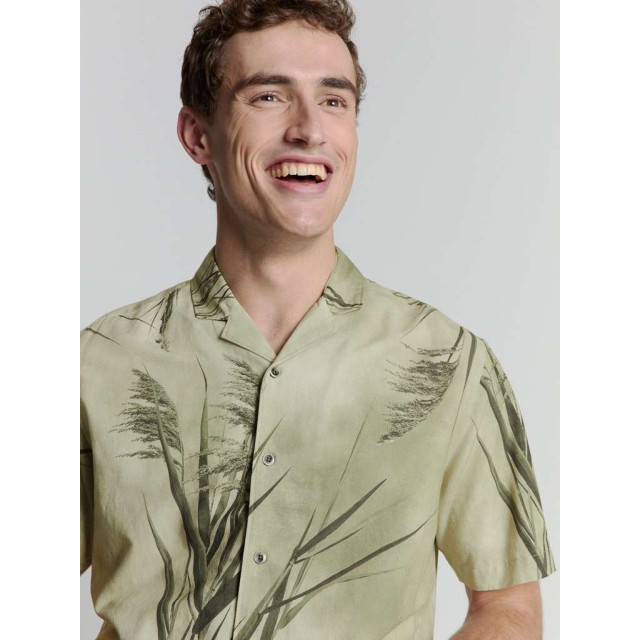 No Excess Shirt short sleeve revers collar al mint 27440333-058 large