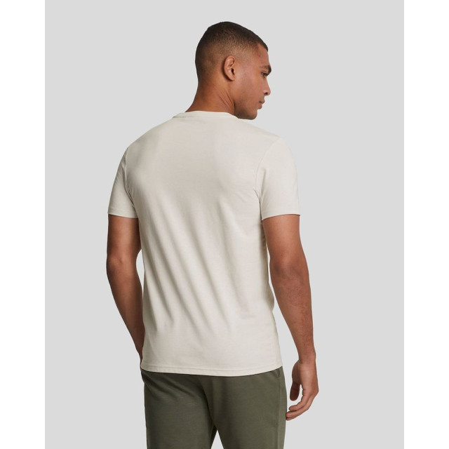 Lyle and Scott martin ss t-shirt sport t-shirt korte mouw heren parel/ 069637_910-S large