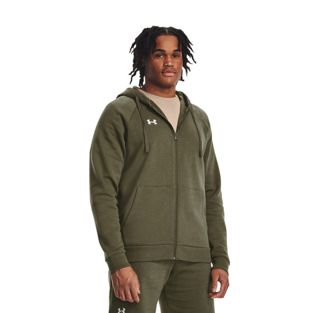 Under Armour Heren rival fleece full zip hoodie UTMR396_green large