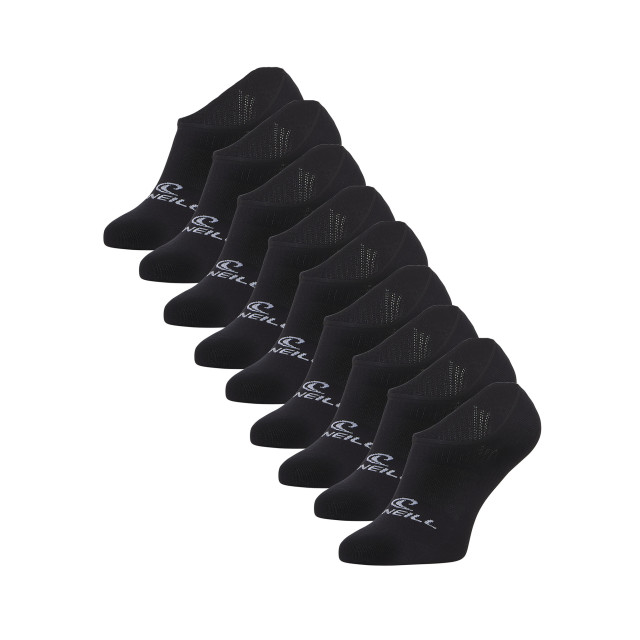 O'Neill Heren / dames footies sokken no show 9-pack 710003-9P-ZWART large