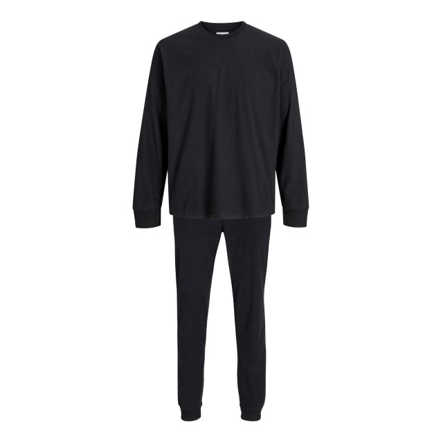 Jack & Jones Heren lounge pyjama set lang polyester 12268536-Black large