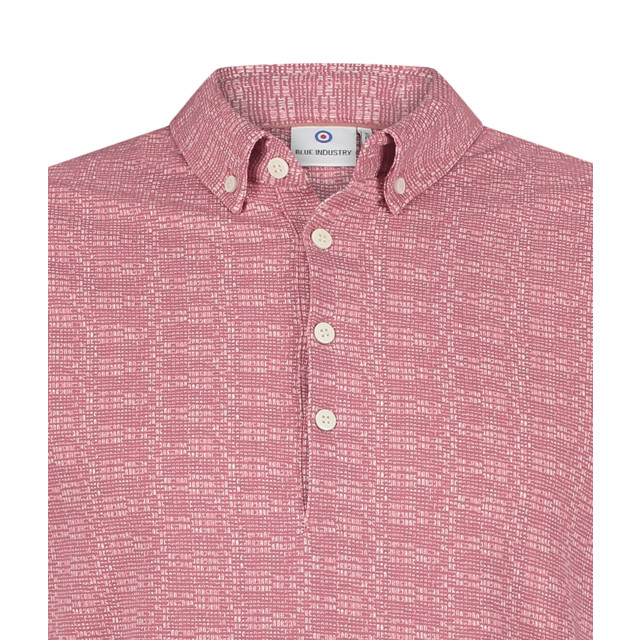 Blue Industry Polo met mini design | KBIS25-M39 large