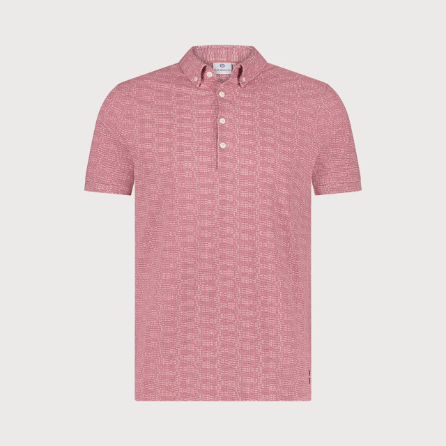 Blue Industry Polo met mini design | KBIS25-M39 large