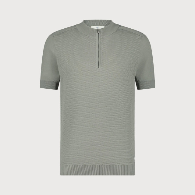 Blue Industry De knitted half zip polo | KBIS25-M6 large