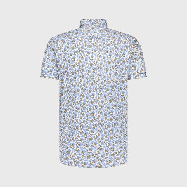 Blue Industry Het korte mouwen overhemd met bloemenprint | 5127.51-BLUE large