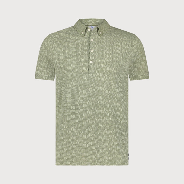 Blue Industry Polo met mini design | KBIS25-M39 large