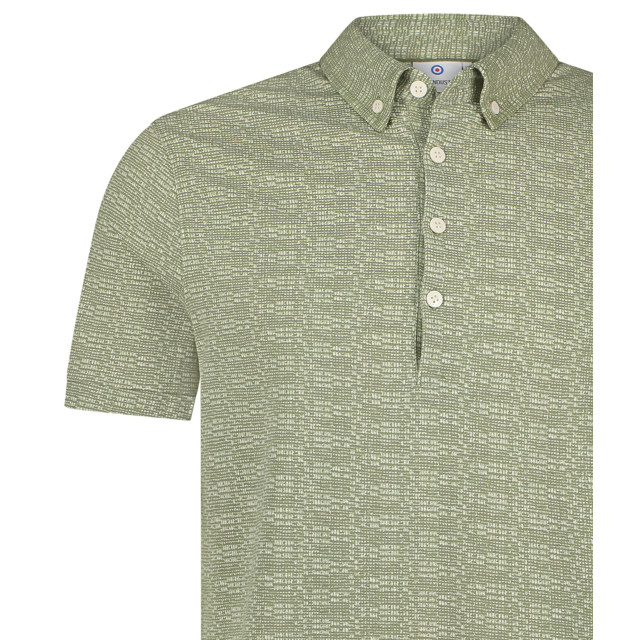 Blue Industry Polo met mini design | KBIS25-M39 large