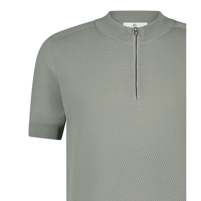 Blue Industry De knitted half zip polo | KBIS25-M6 large
