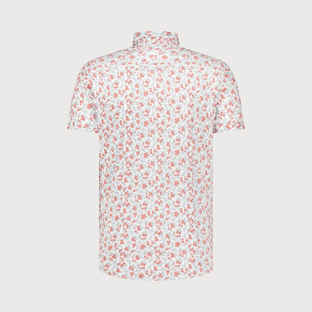 Blue Industry Het korte mouwen overhemd met bloemenprint | 5127.51-PINK large