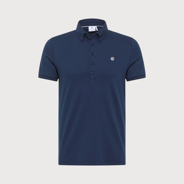 Blue Industry Button-down polo | KBIS23-M25 large