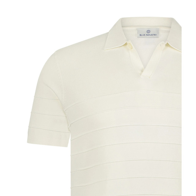 Blue Industry De knitted v-hals polo | KBIS25-M7 large