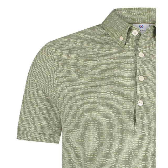 Blue Industry Polo met mini design | KBIS25-M39 large