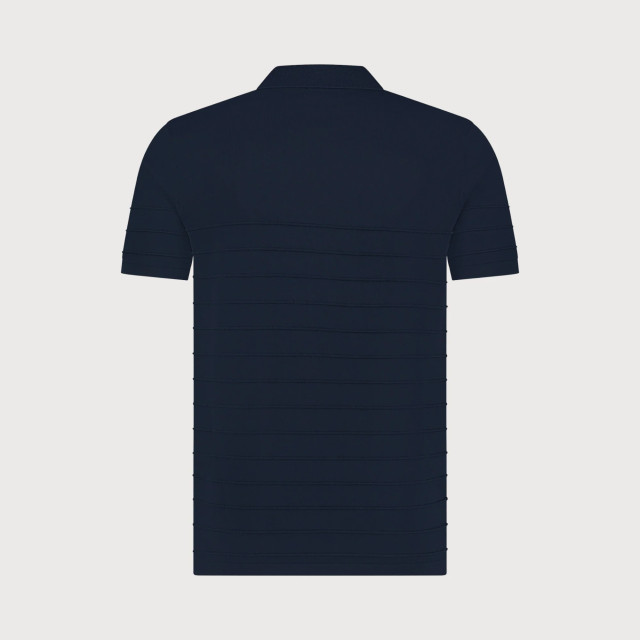 Blue Industry De knitted v-hals polo | KBIS25-M7 large