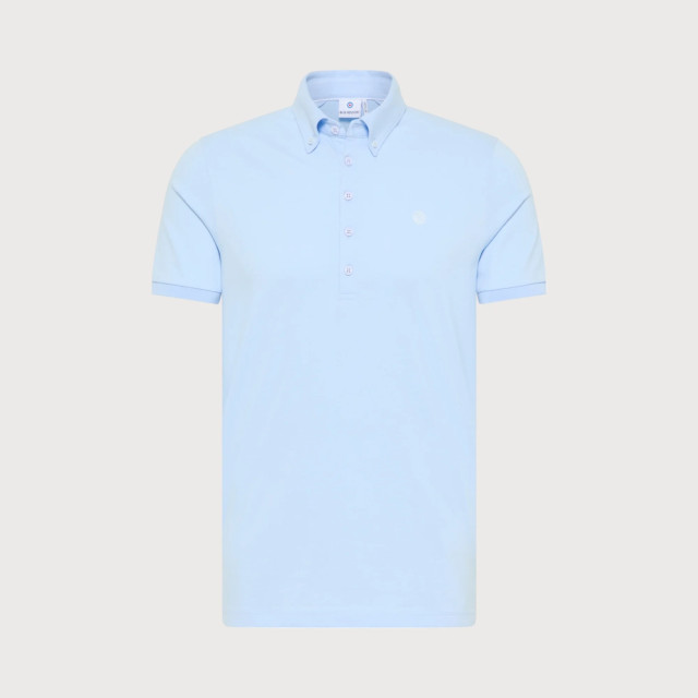 Blue Industry Button-down polo | KBIS23-M25 large