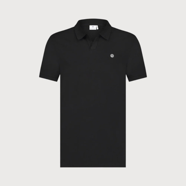 Blue Industry Luxe basic v-hals polo | KBIS24-M38 large