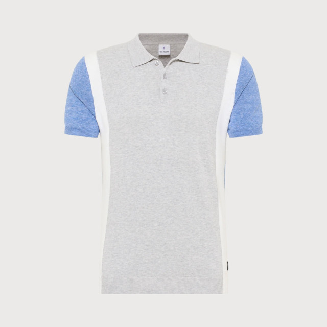 Blue Industry 2-tone polo | KBIS23-M18 large