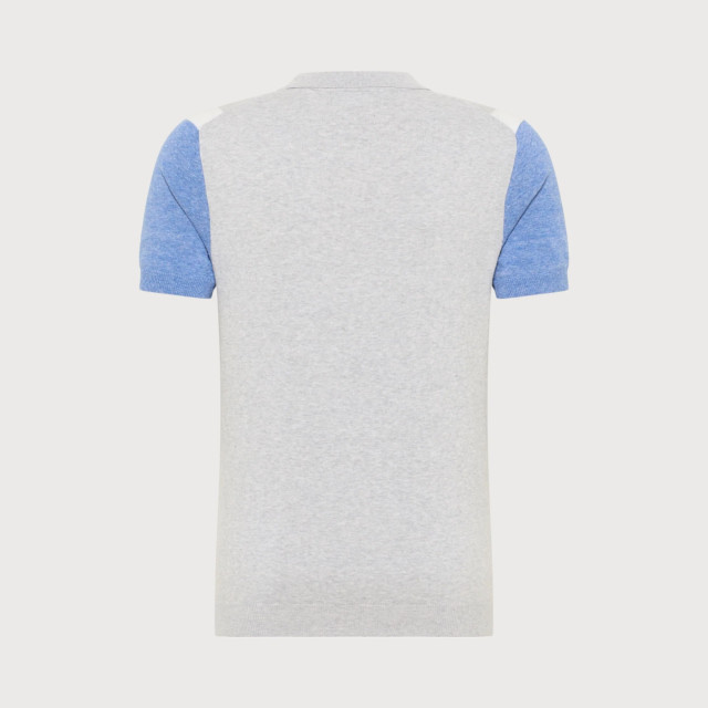 Blue Industry 2-tone polo | KBIS23-M18 large