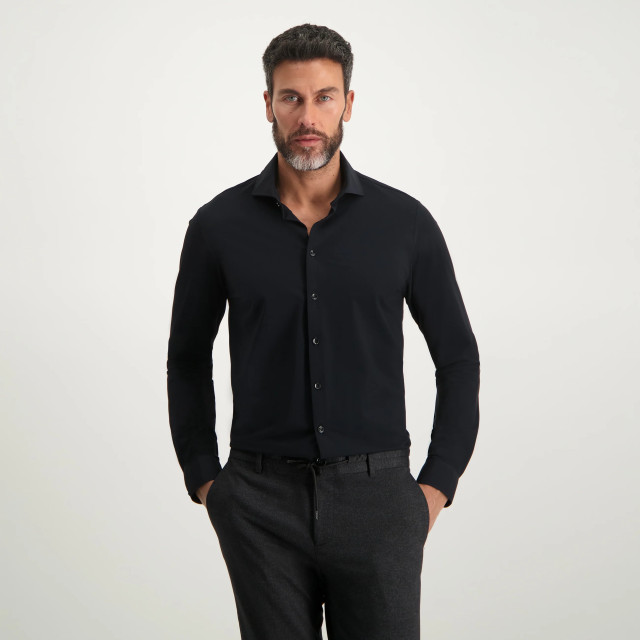 Blue Industry Lounge jersey overhemd | 2191.22-BLACK large