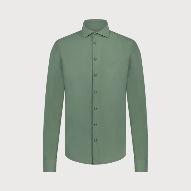 Blue Industry Lounge jersey overhemd | 2191.22-OLIVE large