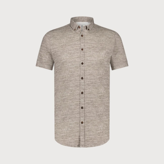 Blue Industry Button-down overhemd korte mouw | 4130.41-BROWN large
