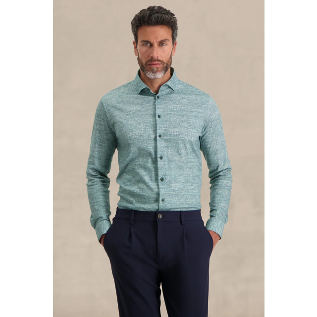 Blue Industry Casual knitted shirt | 3120.32-GREEN large