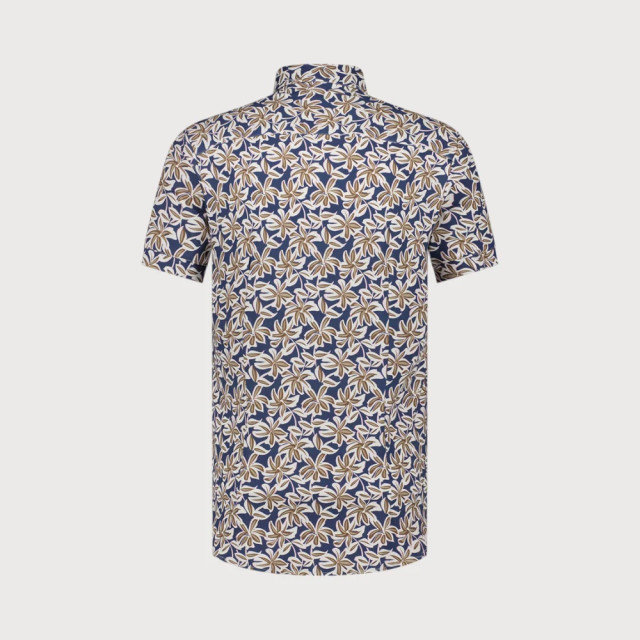 Blue Industry All-over print korte mouw overhemd | 4132.41-KOBALT large