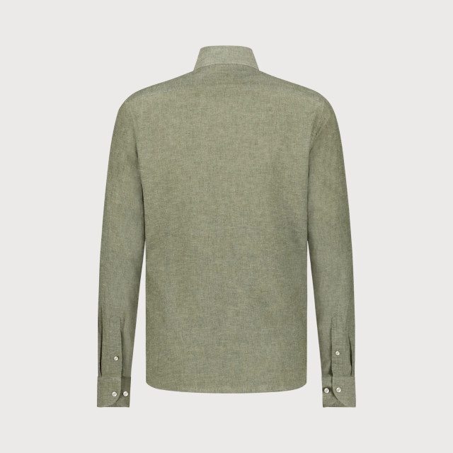 Blue Industry Het casual linnen overhemd | 5111.51-GREEN large
