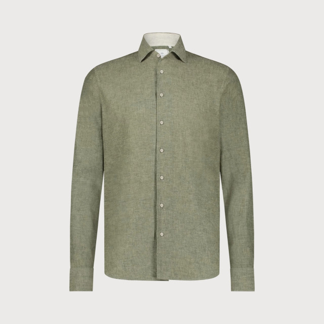Blue Industry Het casual linnen overhemd | 5111.51-GREEN large
