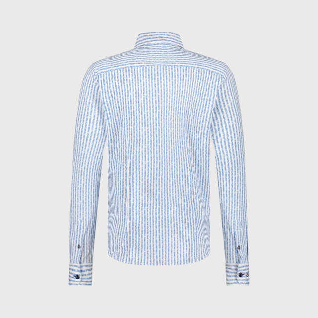 Blue Industry Het basic gestreepte overhemd | 5110.51-BLUE large