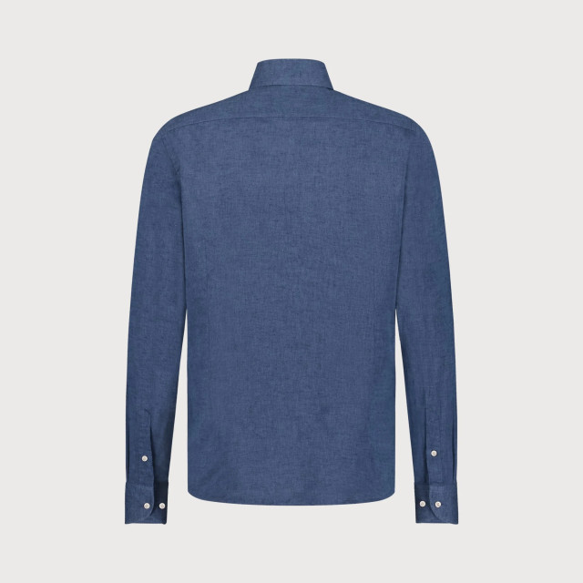 Blue Industry Het casual linnen overhemd | 5111.51-NAVY large