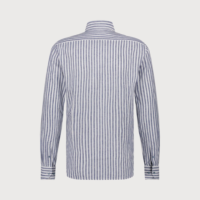 Blue Industry Het gestreepte katoenen overhemd | 5114.51-NAVY large