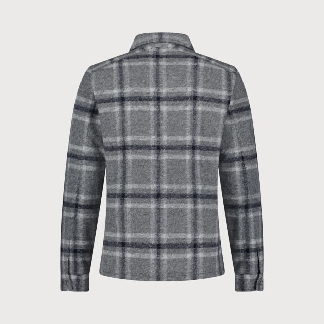 Blue Industry Ruitmotief wolmenging overshirt | NAPOLIW24-M4 large