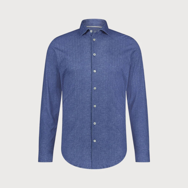 Blue Industry Denim look overhemd | 4215.42-KOBALT large