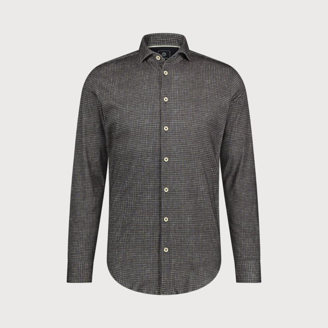 Blue Industry Mini-ruit overhemd | 4223.42-BROWN large