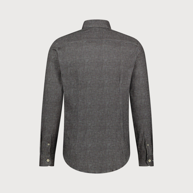 Blue Industry Mini-ruit overhemd | 4223.42-BROWN large