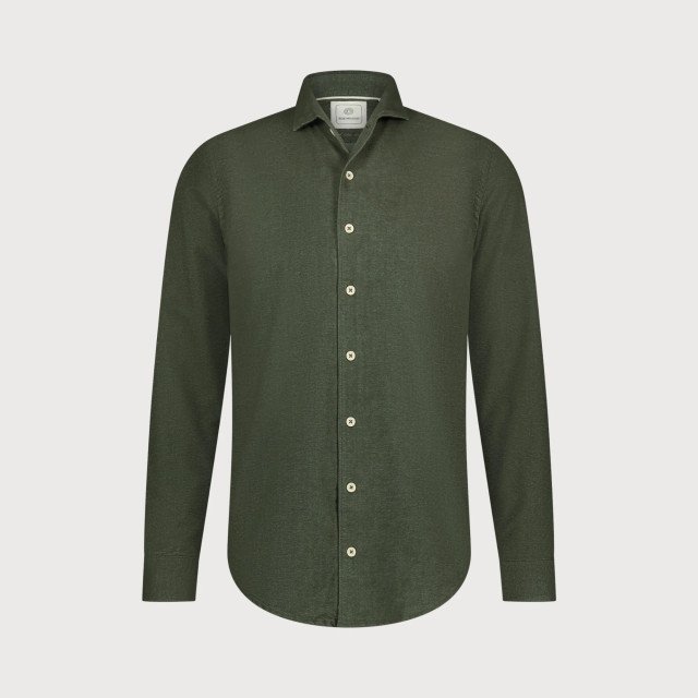 Blue Industry Uni katoenen overhemd | 4204.42-OLIVE large Blue Industry Uni katoenen overhemd | 4204.42-OLIVE large