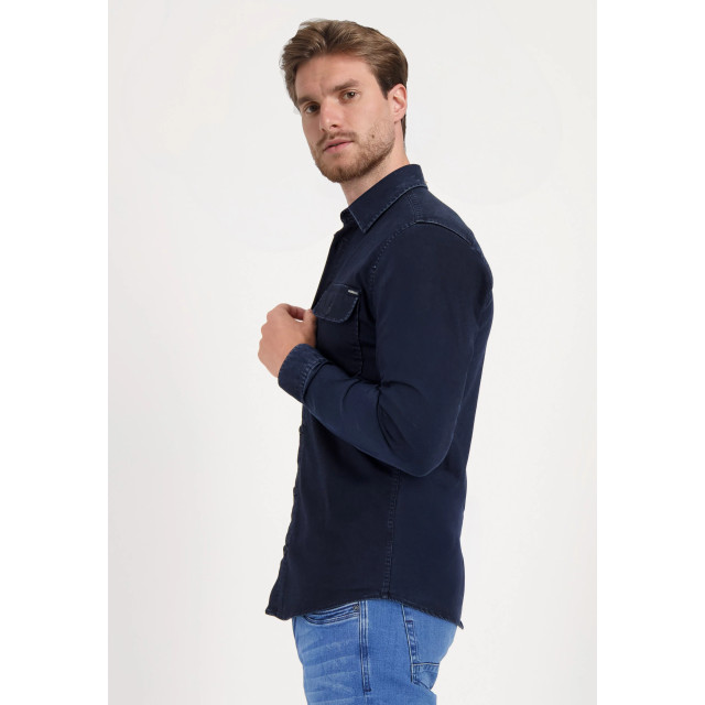 Gabbiano Heren overshirt 335238 901 navy denim Gabbiano Overhemd 335238 901NavyDenim large