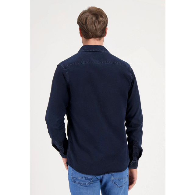 Gabbiano Heren overshirt 335238 901 navy denim Gabbiano Overhemd 335238 901NavyDenim large