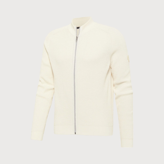 Blue Industry Katoenen vest met rits | KBIW22-M1 large
