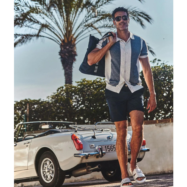 Blue Industry De knitted doorknoop polo | KBIS25-M16 large