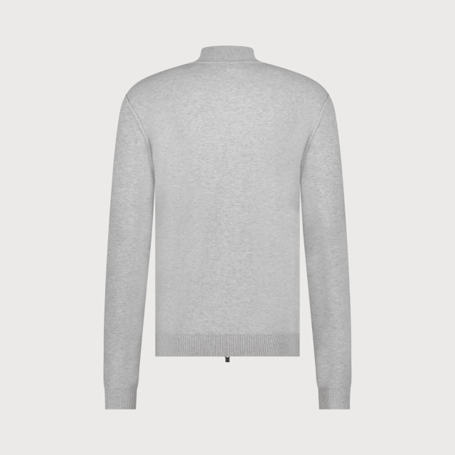 Blue Industry Melange zipper pullover | KBIW24-M13 large