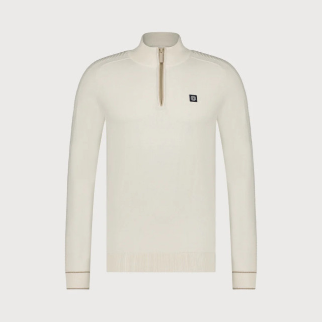 Blue Industry Cashmere blend half-zip trui | KBIW23-M13 large